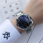 Copy Cartier Ballon Bleu Black Dial Watch For Men